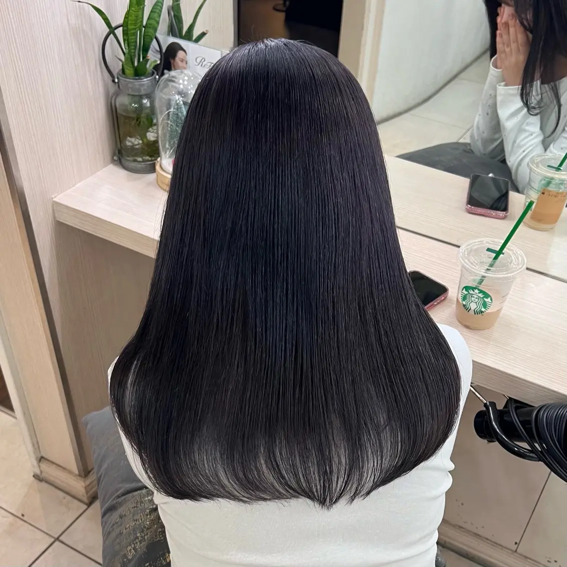 【暗染め🖤】明るい髪を暗くしたい方に🌑🪄就活カラーも✨の写真