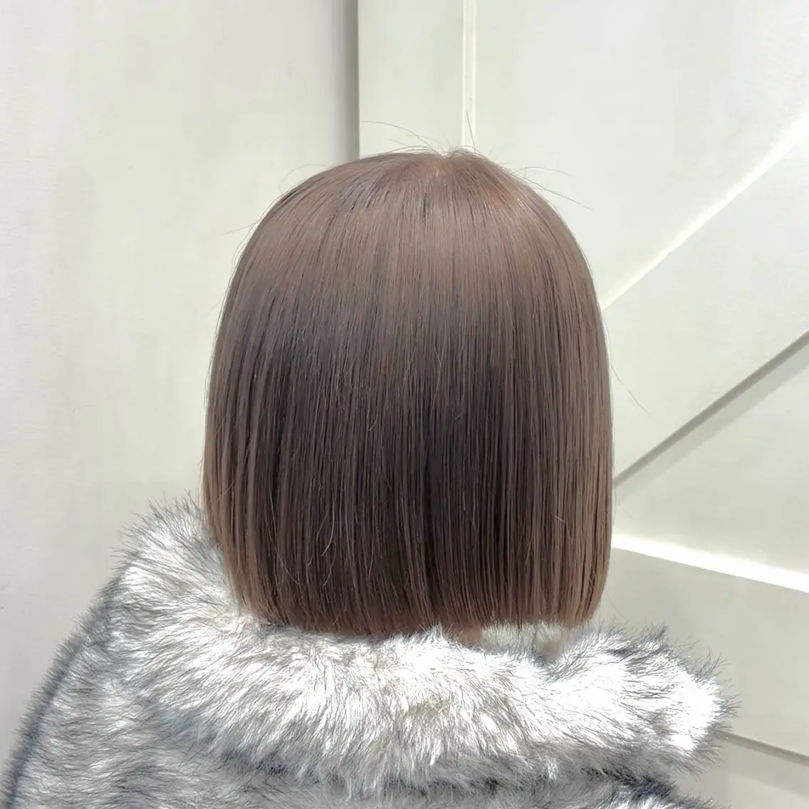 ミディアム カラー ベージュカラー ヘアカラー 横浜パーマ🌐ボブ✨ 暖色カラーもえかのヘアスタイル