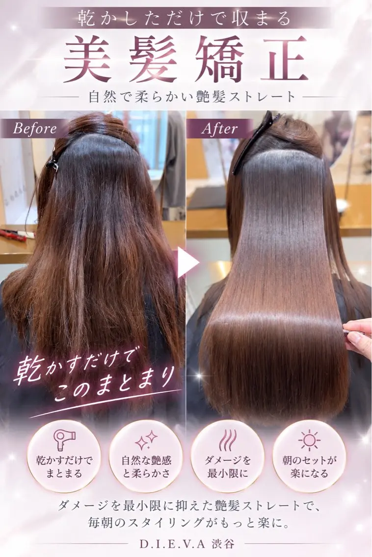 セミロング カラー パーマ カット 縮毛矯正 トリートメント ✨美髪矯正×髪質改善 🍎カイト/店長のヘアスタイル