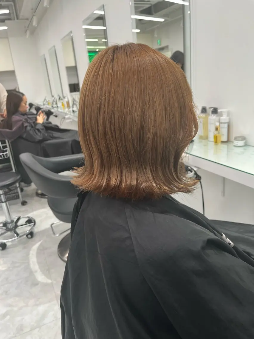 ロング カラー カット ヘアカラー トリートメント ブリーチなし💗 艶カラー 翔太郎のヘアスタイル