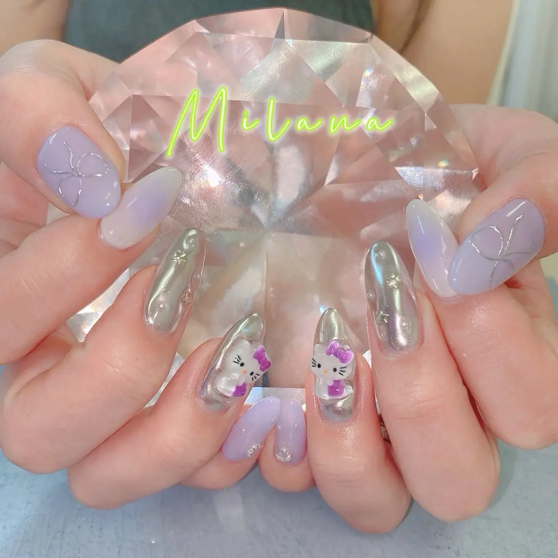 ネイル ハンドネイル Milana 西里のネイルデザイン