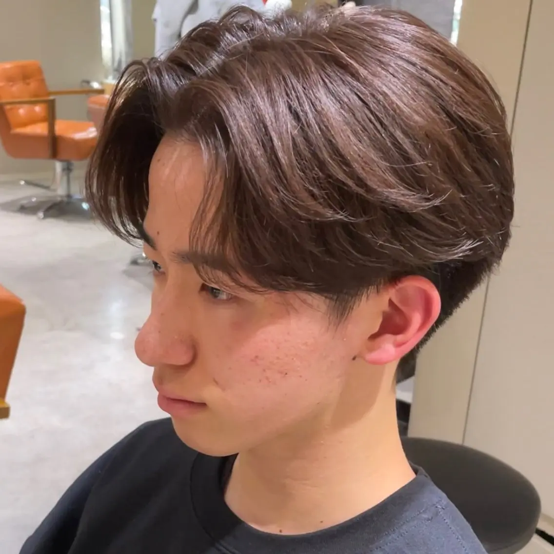 メンズ センターパート 石山 洸平のヘアスタイル