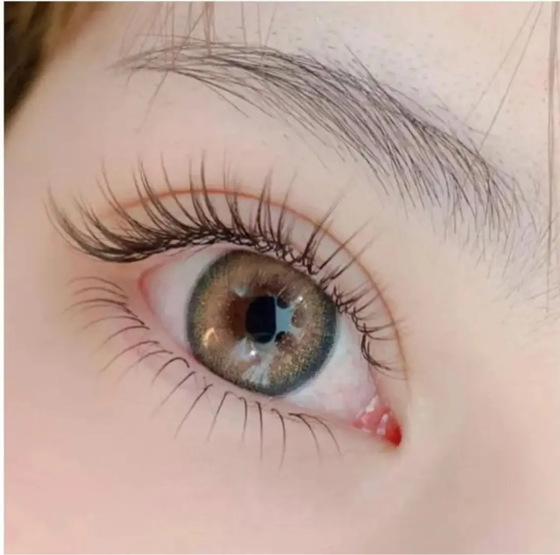 フラットラッシュ100本+下まつ毛30本 オフなしの写真