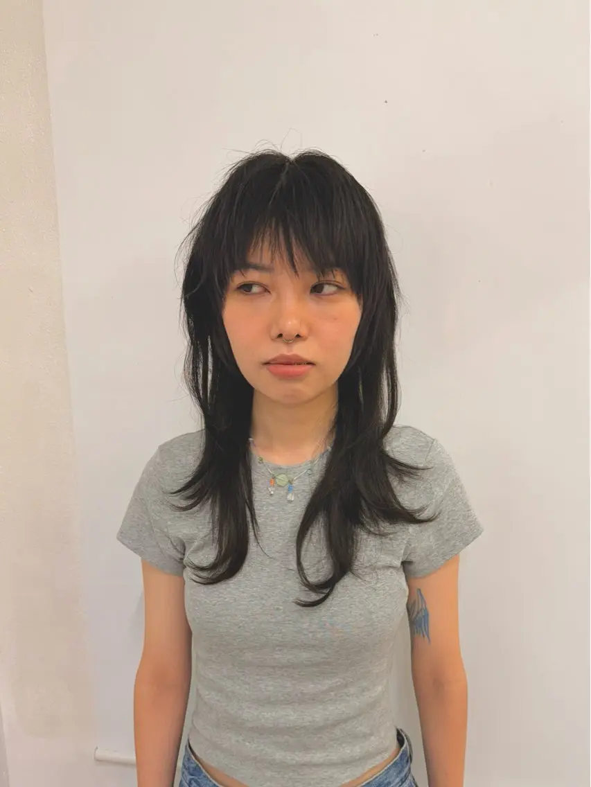 黒髪、茶髪のみ 人毛100% 編み込みエクステ    ￥22000→￥12100レイヤーの写真