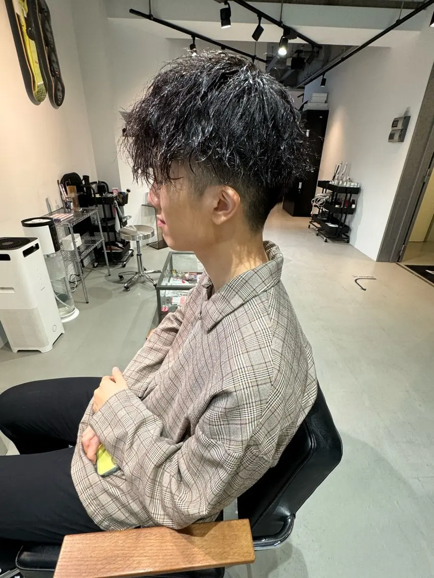 ショート パーマ メンズ Mizuki Yajimaのヘアスタイル