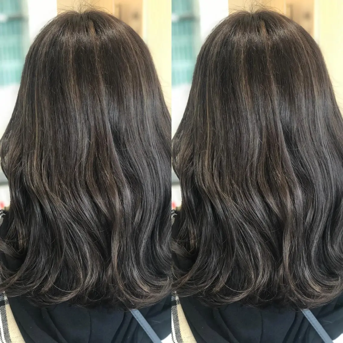 ロング カラー グレージュ ハイライトカラー ハイライト Snaly カラー特化ページのヘアスタイル