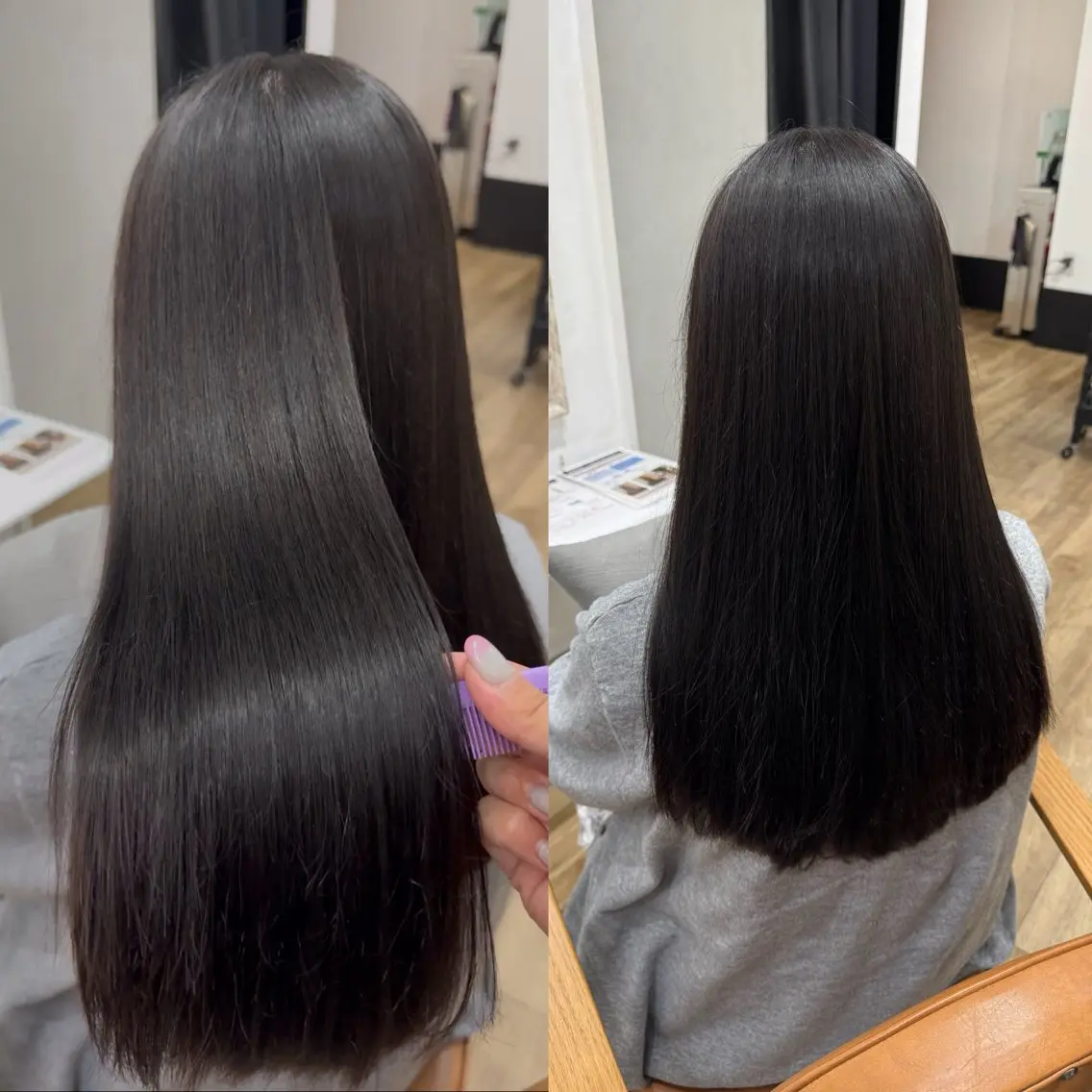 サラ艶hair🩶酸性ストレート&カット【気になる癖毛やうねりを抑えて理想のヘアスタイルに💓】ブリーチ毛にも出来ます!の写真