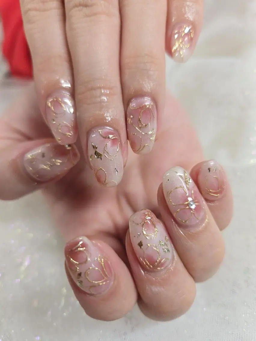 ネイル フラワーネイル アンクル高円寺💅 鈴木のネイルデザイン