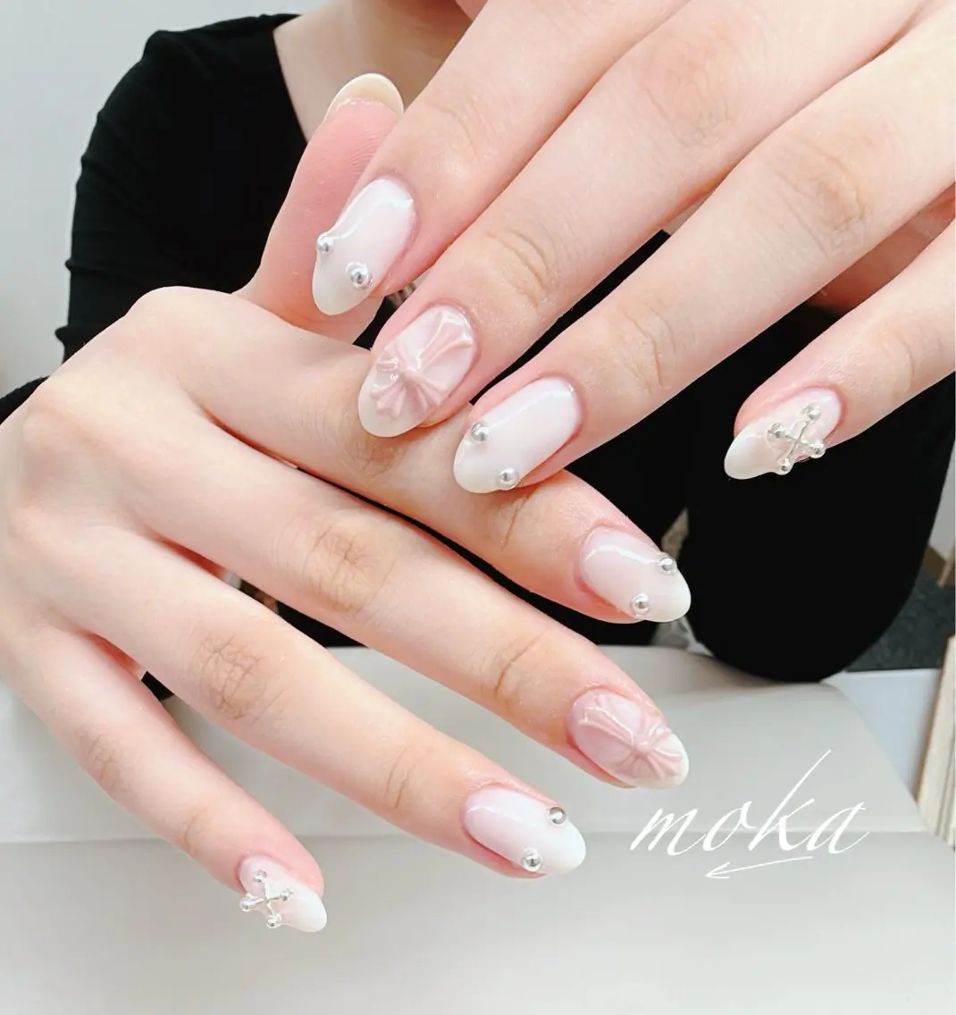 ネイル ハンドネイル ハンドケア 胡蝶蘭レディースサロ ンNailMOKAのネイルデザイン
