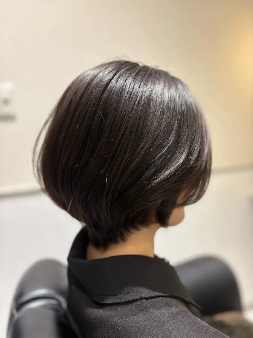 ショート くびれヘア ショートヘア 石村  カットモデル 丁寧なカットブロー✨のヘアスタイル