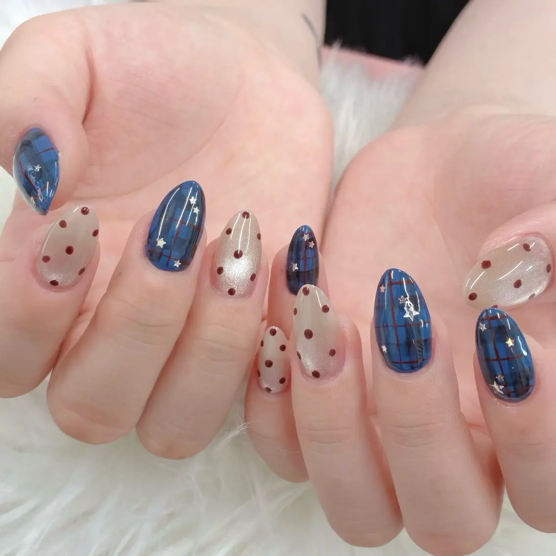 ネイル ハンドネイル ハンドケア DuLi Blinkのネイルデザイン