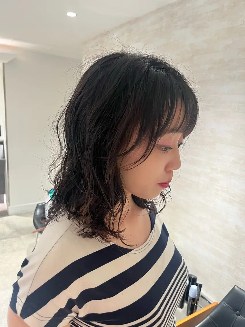 ミディアム 木村 飛蕗💎 カットモデル募集のヘアスタイル
