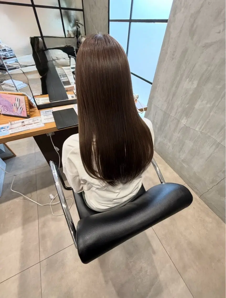 カット+縮毛矯正の写真