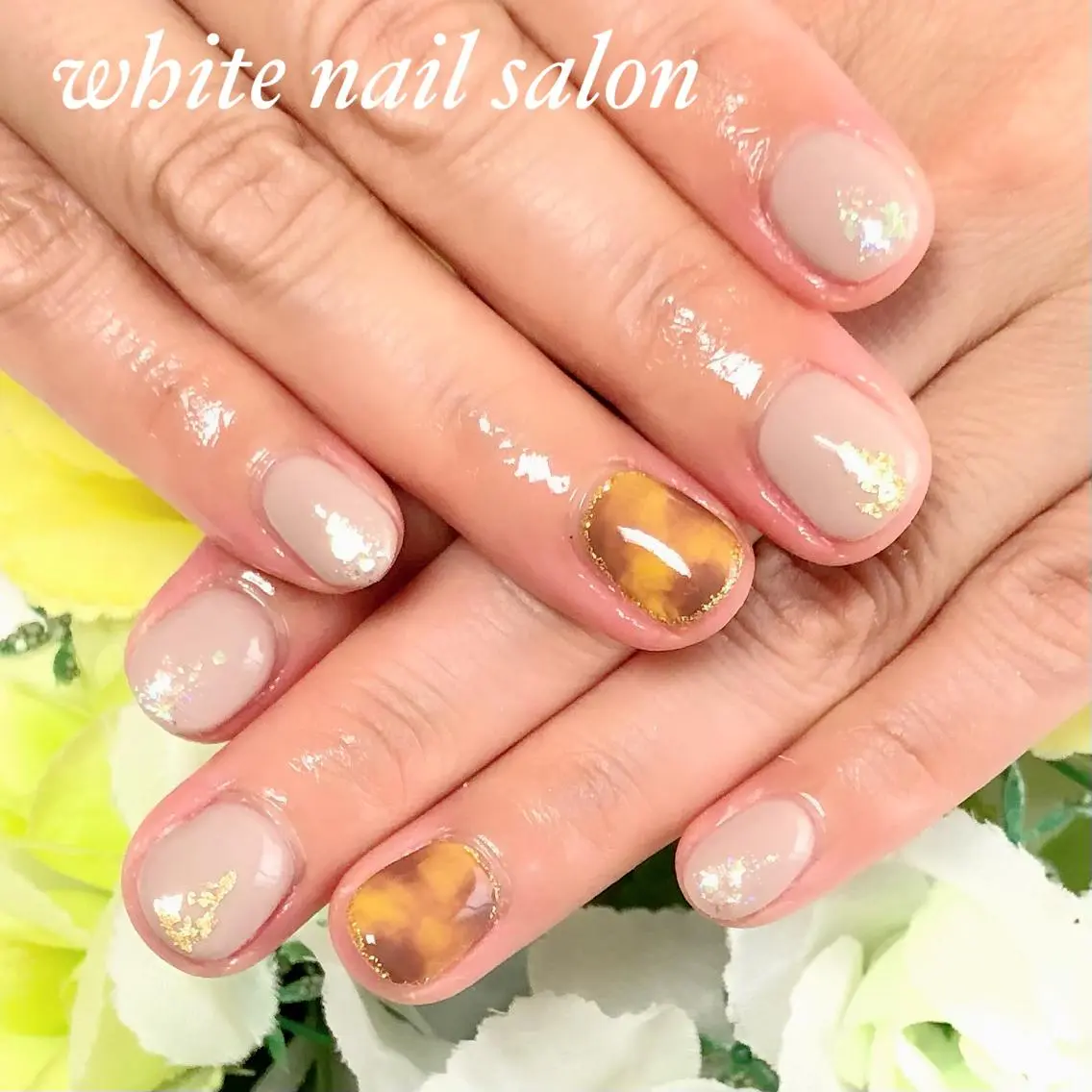 ネイル フレンチネイル ジェルネイル ハードジェル 持ち込み シンプルネイル ハンドネイル white nail salonのネイルデザイン