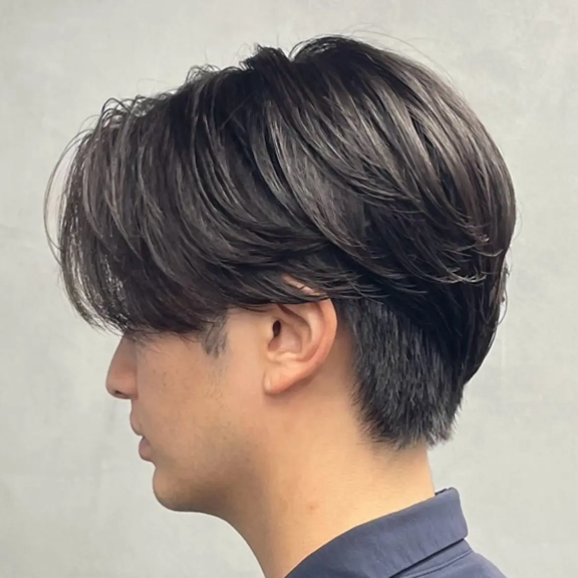 ミディアム パーマ ヘアアレンジ メンズ fifth 石川 凪のヘアスタイル