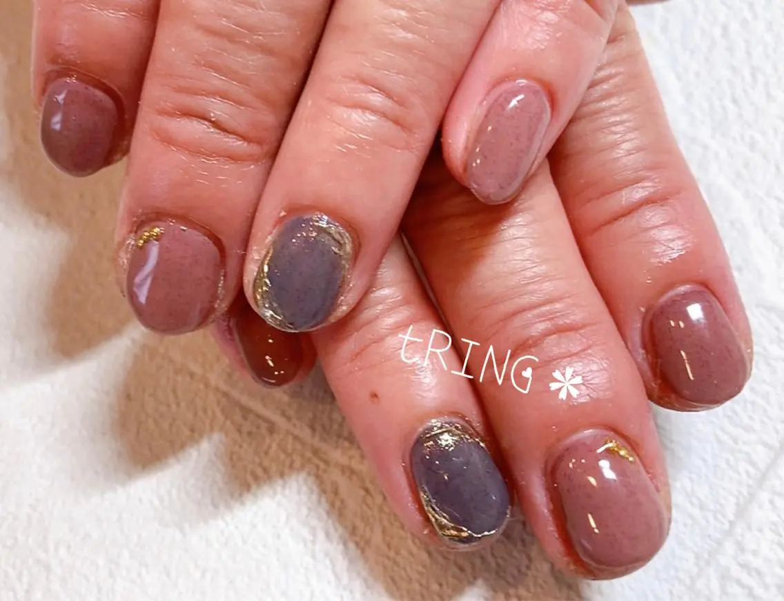 ネイル ハンドネイル tRING* しいの木台のネイルデザイン