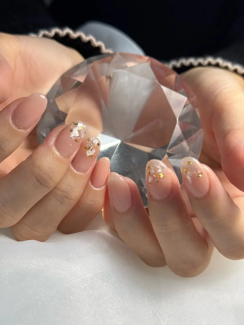 ネイル キラキラネイル シンプルネイル ハンドネイル Nail salon Furanのネイルデザイン
