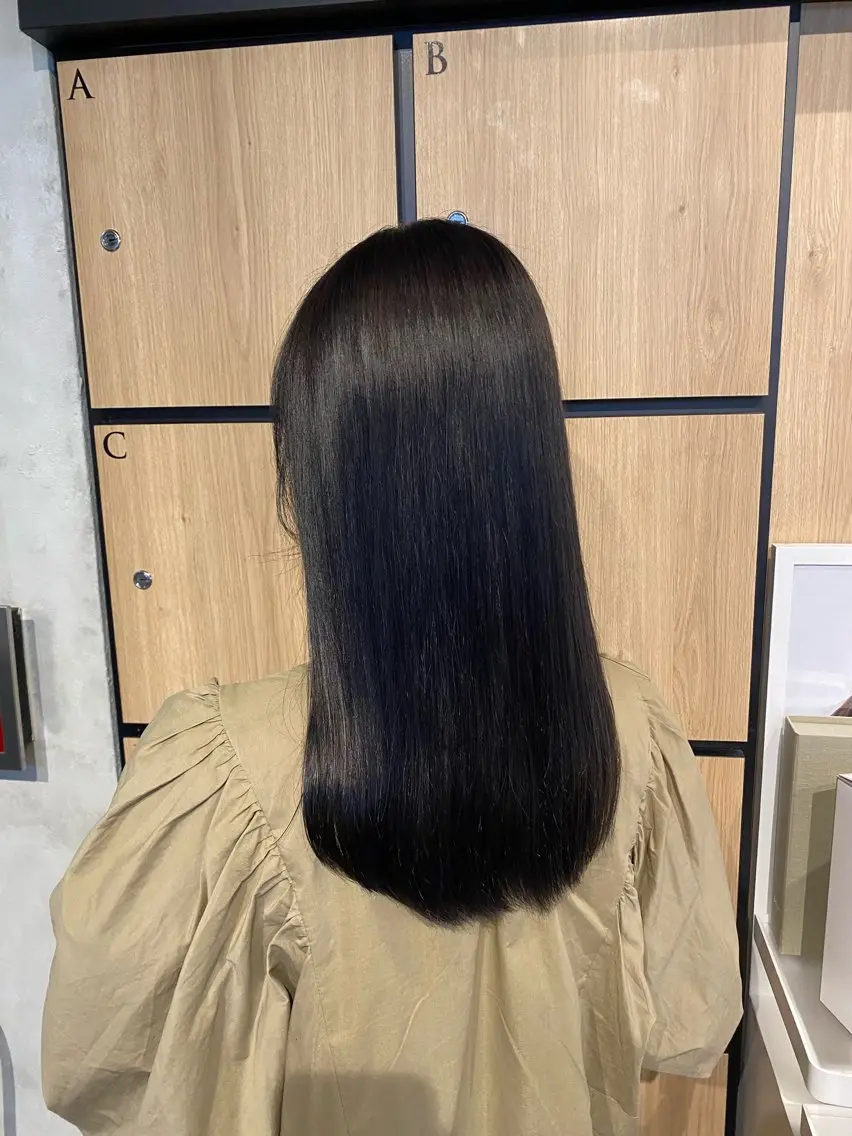 セミロング 髪質改善 トリートメント カット ヘアカラー トリートメント 髪質改善サロン 梅田/ヨナミネのヘアスタイル