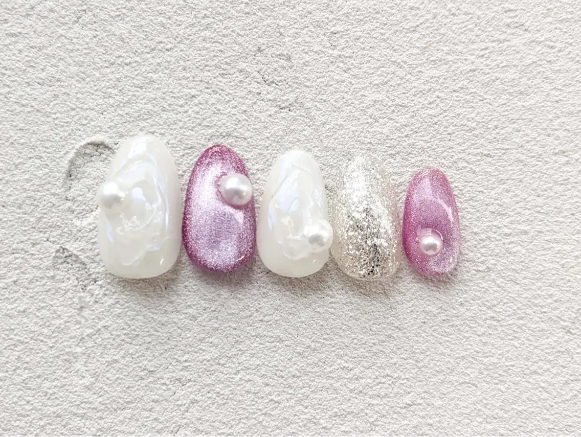 ［オフ無］選べる♪定額¥7800​〜​8800ハンドネイルコース🌟💅の写真