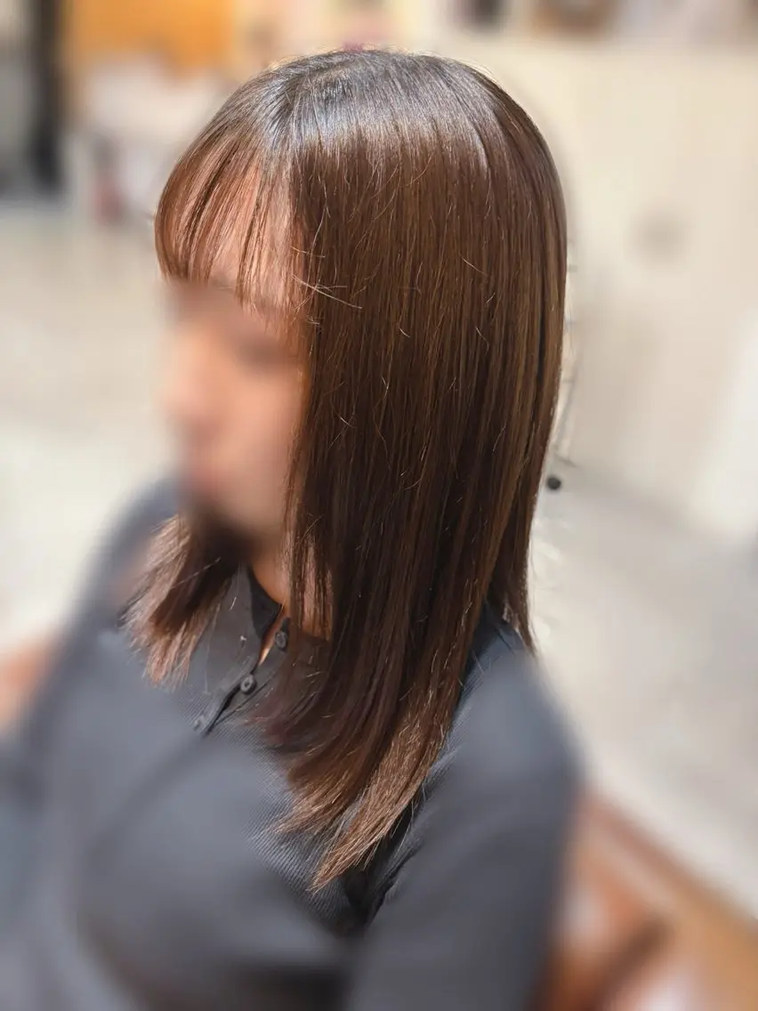 ミディアム レイヤーカット 【adorable】 アオキのヘアスタイル