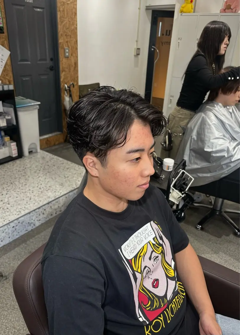 パーマ メンズ 望月 あんなのヘアスタイル