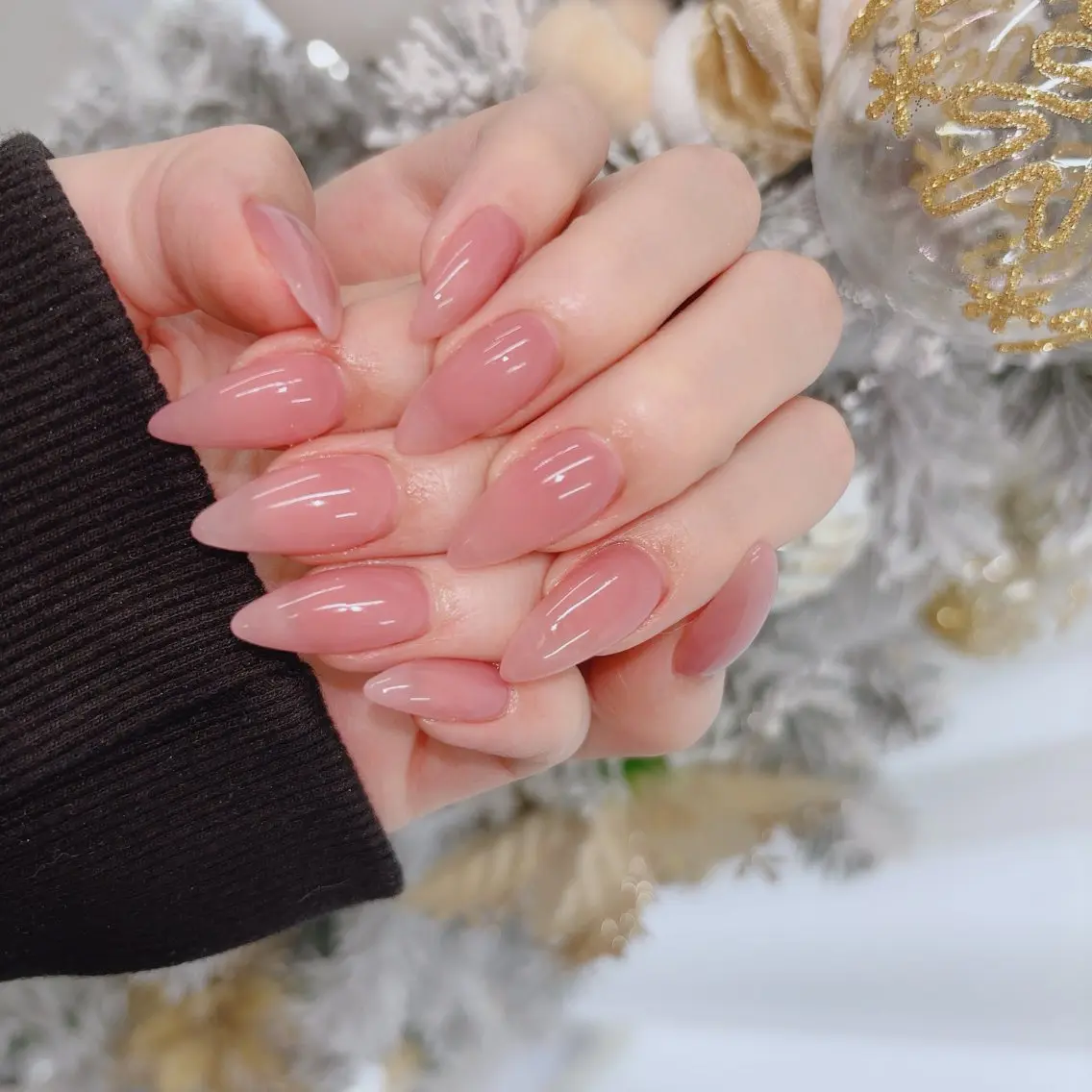 ネイル オーロラネイル フットネイル フレンチネイル ガラスフレンチ 氷ネイル・うるうるネイル ハンドネイル Lance nailのネイルデザイン