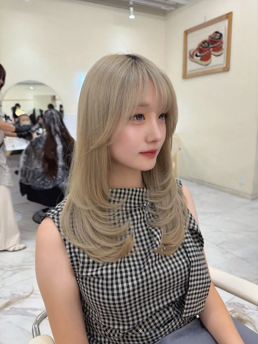 ロング カット hiyori🎀 トレンドレイヤーのヘアスタイル