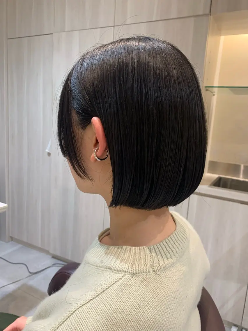 ショート ボブ くせ毛 Yuuki🌷名古屋 栄 カラー/ボブのヘアスタイル