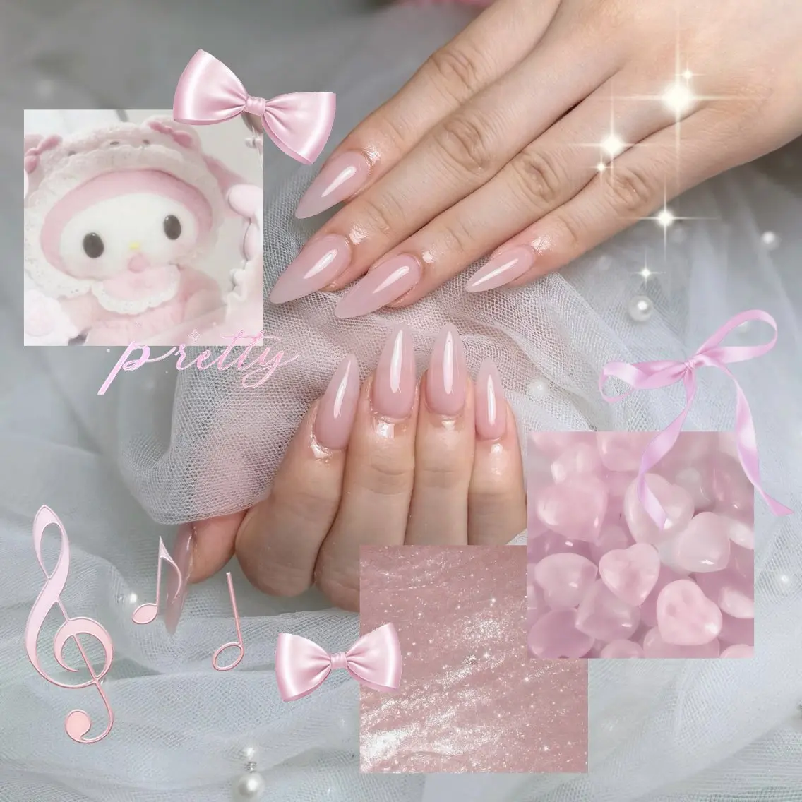 ネイル ハンドネイル yui 🐈⬛🎀のネイルデザイン