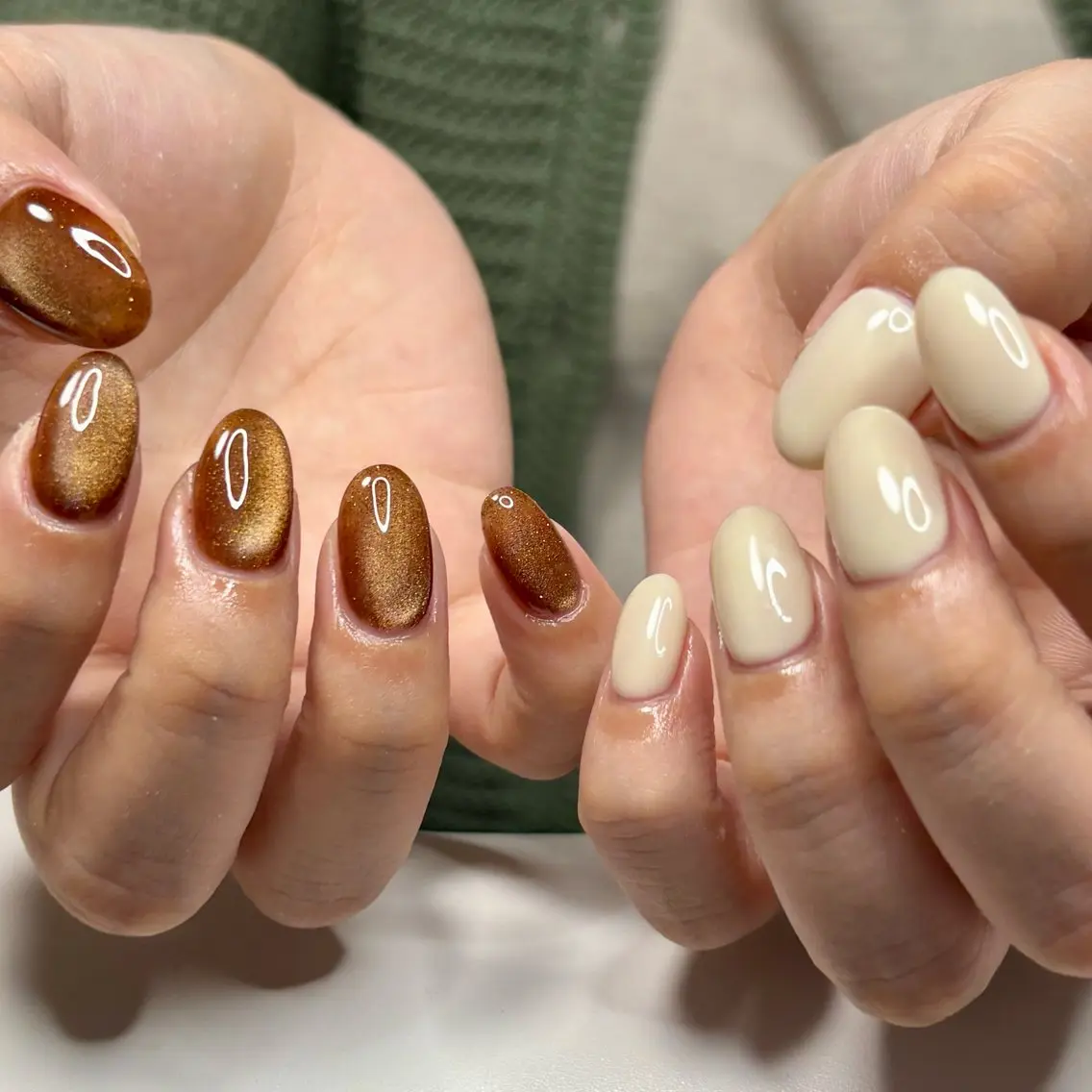 ネイル マグネットネイル ハンドネイル フットネイル nailsalon SuMILEのネイルデザイン