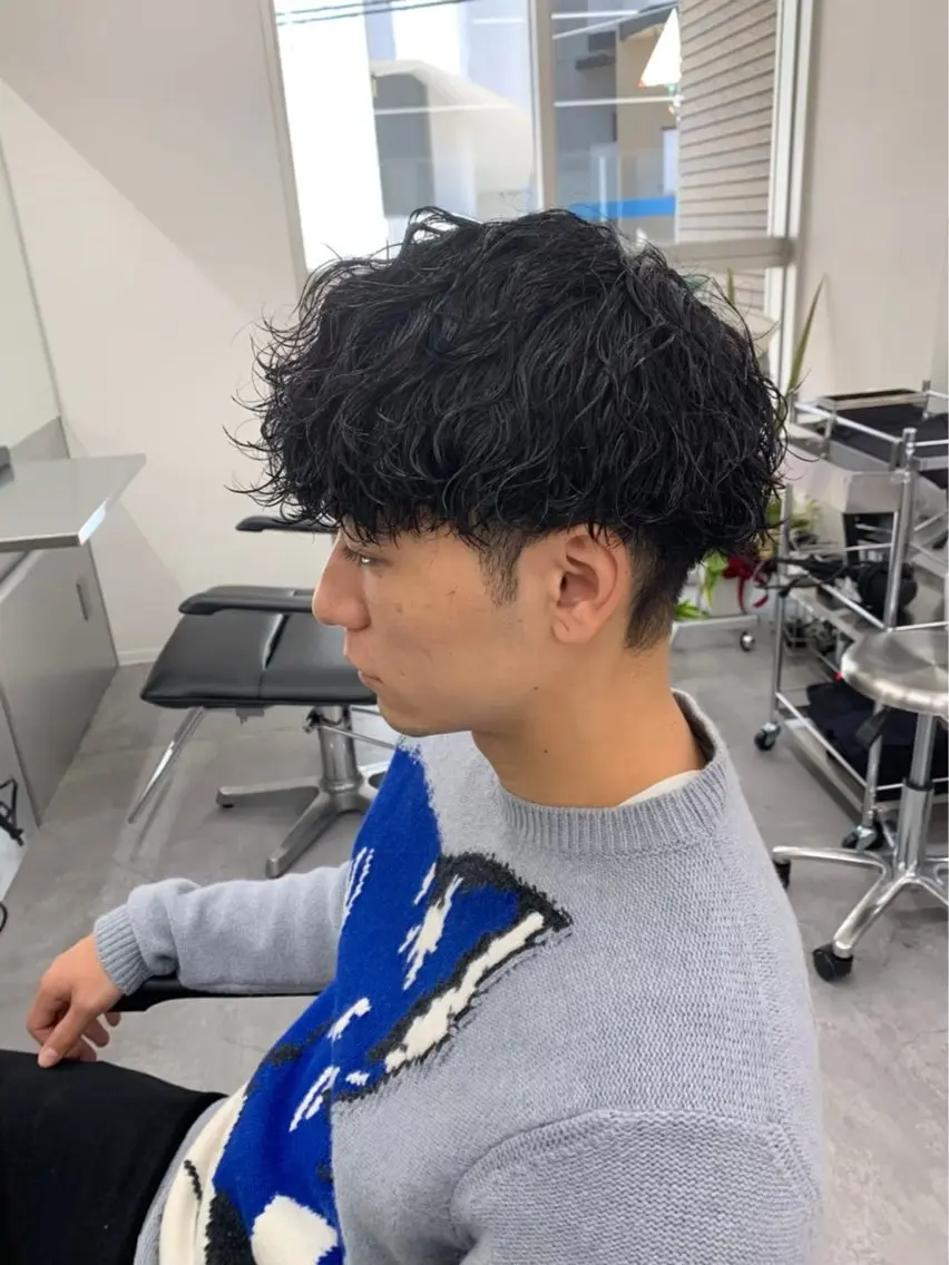 パーマ メンズ カット パーマ パーマ支持率No.1 ❤️🔥安成弾のヘアスタイル