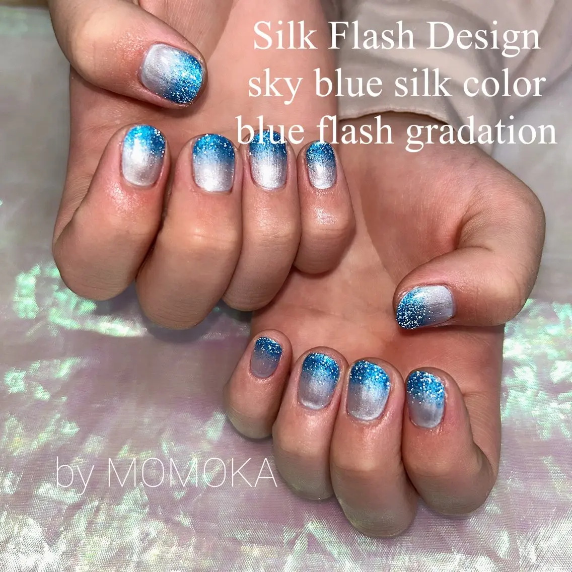 ネイル フラッシュネイル Momo nailsalonのネイルデザイン