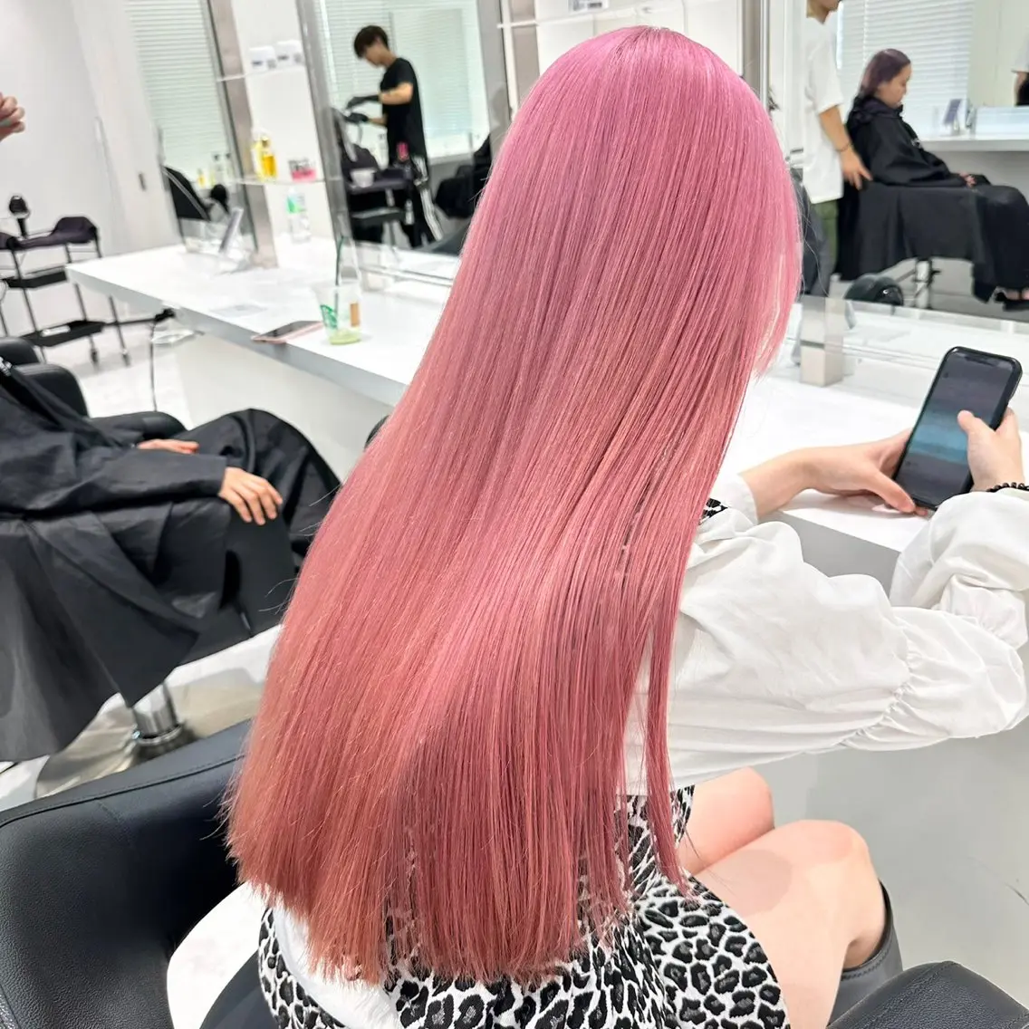 ロング カラー ピンクカラー 💖トレンド春夏 カラー💖FUTAのヘアスタイル