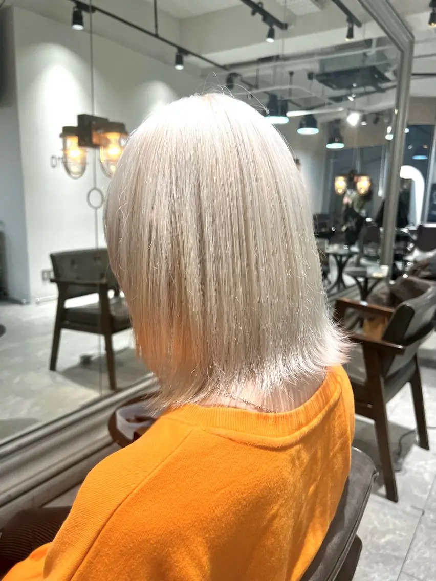 ミディアム カラー ヘアアレンジ ヘアカラー トリートメント ヘアセット 🌈インナーカラー ‘ショウマ’🌈のヘアスタイル