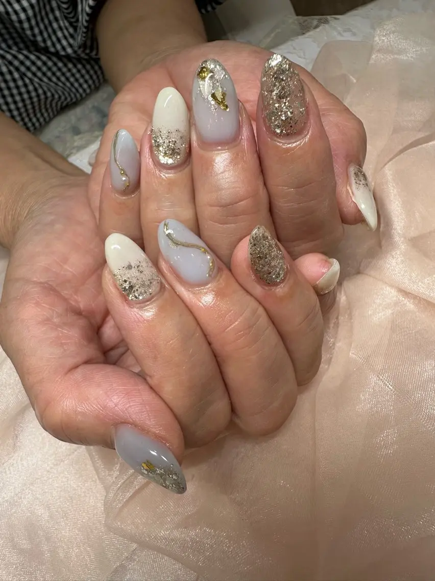 ネイル ハンドネイル AOAQUA SHIORIのネイルデザイン