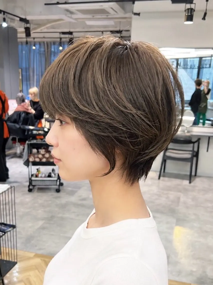 ショート 久保 佳乃のヘアスタイル