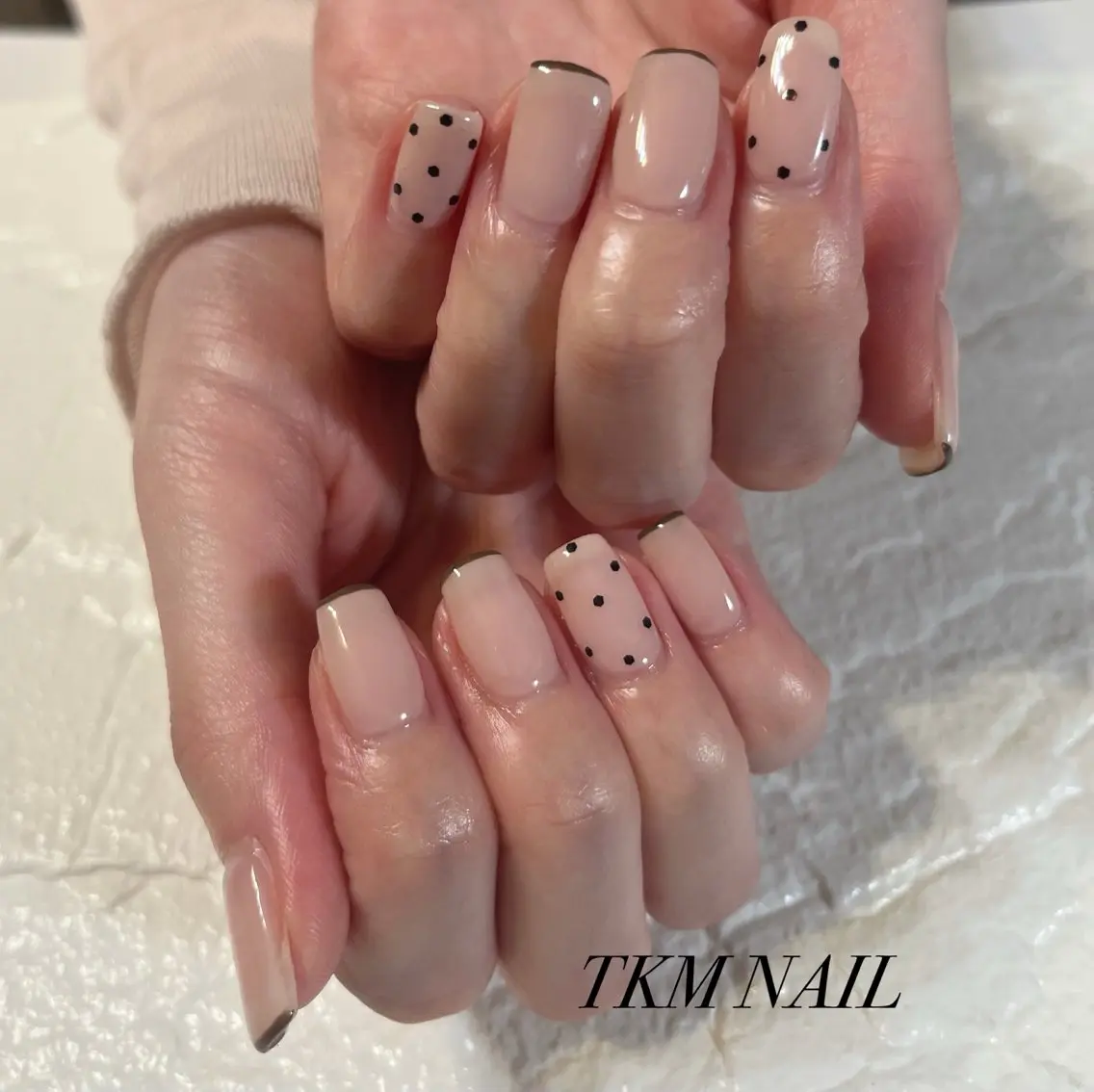 ネイル シンプルネイル ハンドネイル フットネイル ______ TKM  NAILのネイルデザイン