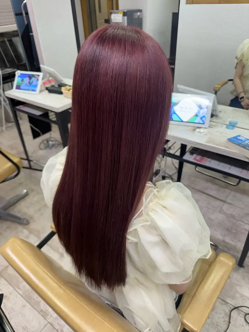 ロング カラー ヘアカラー トリートメント 🍒Nagisa 🍒のヘアスタイル