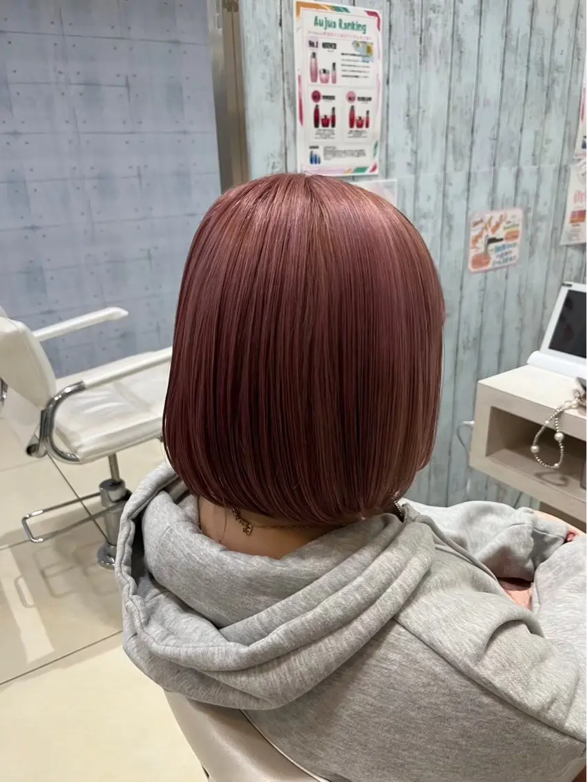 セミロング 🌸暖色髪質改善 MEI🌸のヘアスタイル