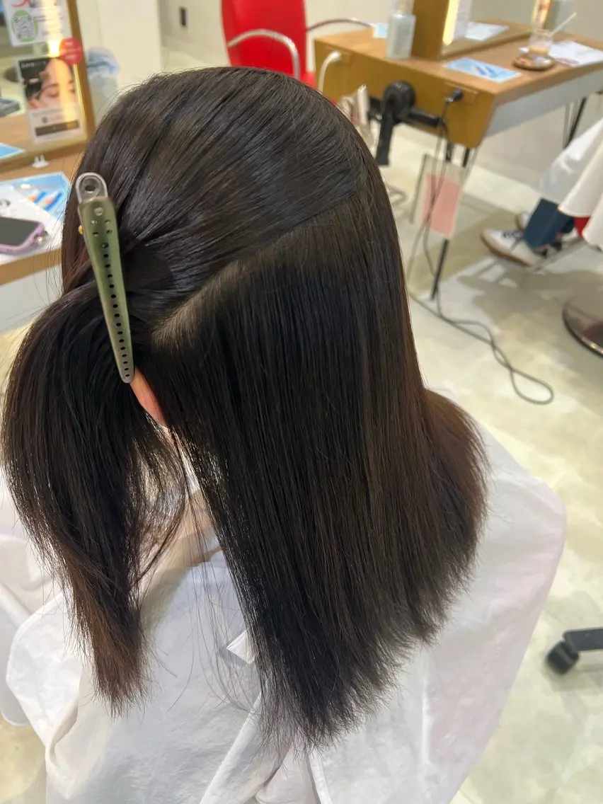 【✨ご新規様限定✨】根元の縮毛矯正(ストレートパーマ)➕トリートメントの写真