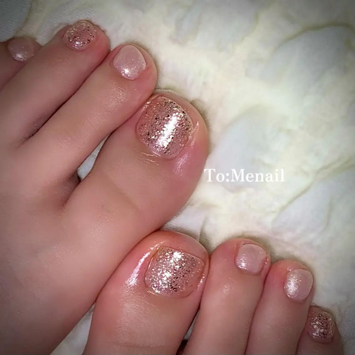 ネイル フットネイル オフィスネイル ワンカラーネイル ショートネイル シンプルネイル フットネイル TO:MEnail 町田市/南町田🌿のネイルデザイン