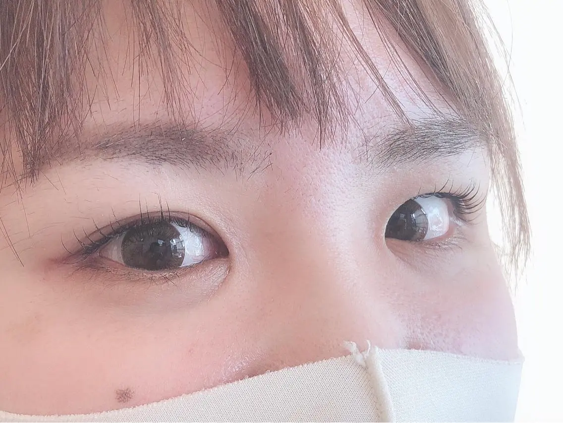 マツエク・マツパ ナチュラル 一重×まつ毛パーマ マツパ 荒川 鈴菜のヘアスタイル