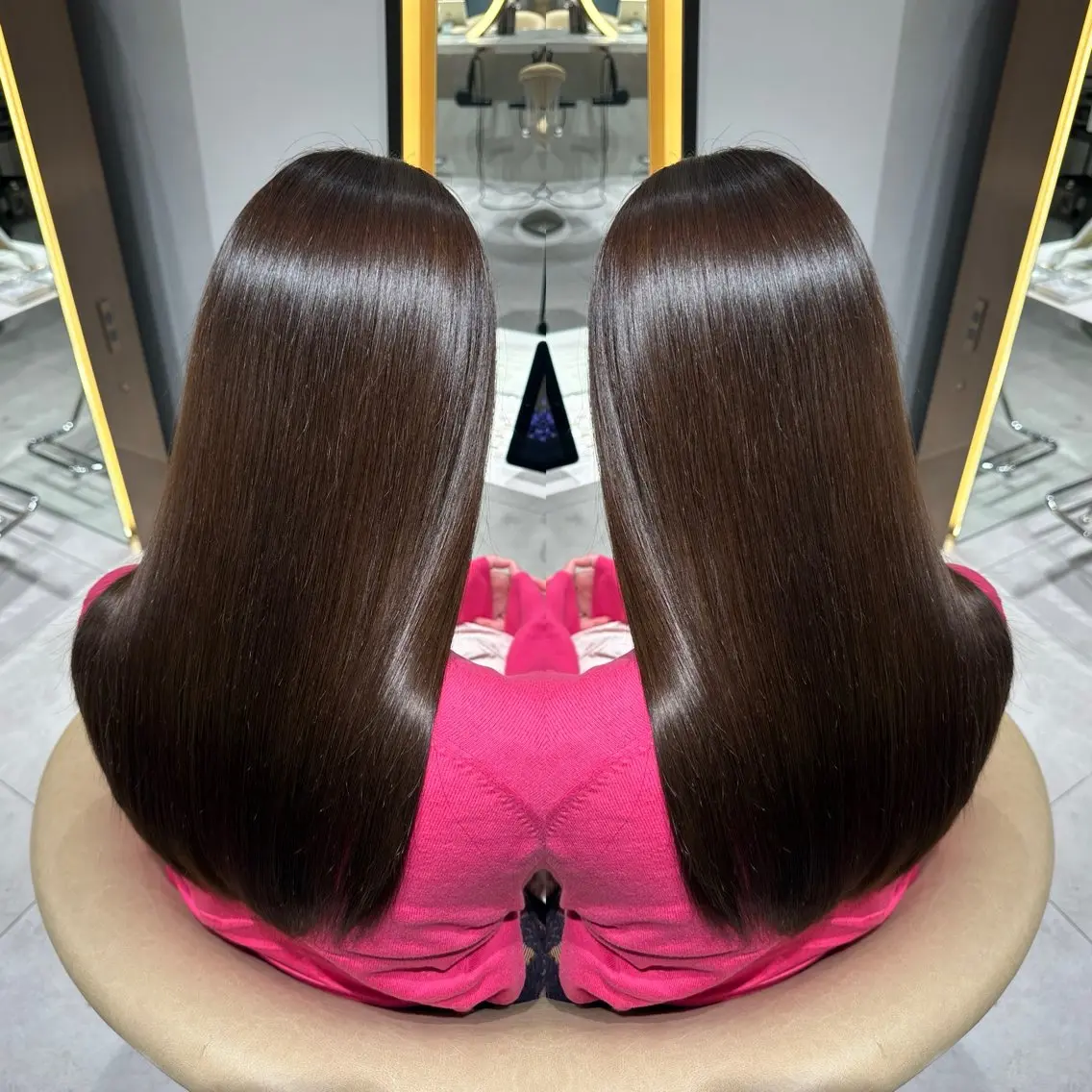 ロング カラー ヘアカラー トリートメント ✨髪質改善特化✨副 店長椎葉信乃介のヘアスタイル
