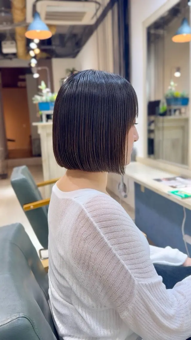 ショート ボブ 坂 直樹のヘアスタイル