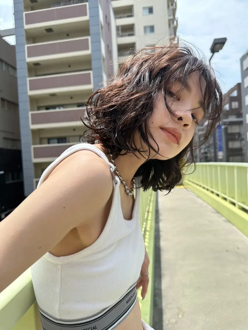 カラー SIKI ゆうのヘアスタイル