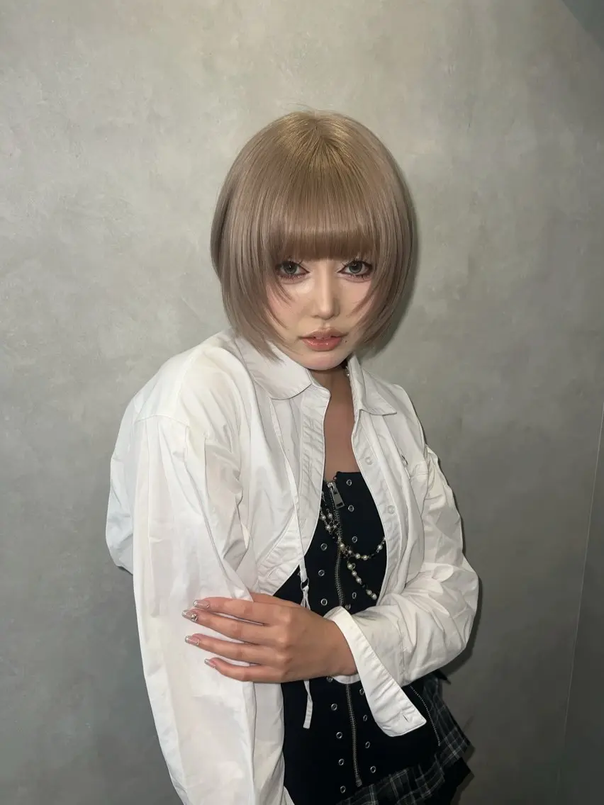ショート ヘアカラー ケアブリーチ/ エクステ/ゆうき🌟のヘアスタイル