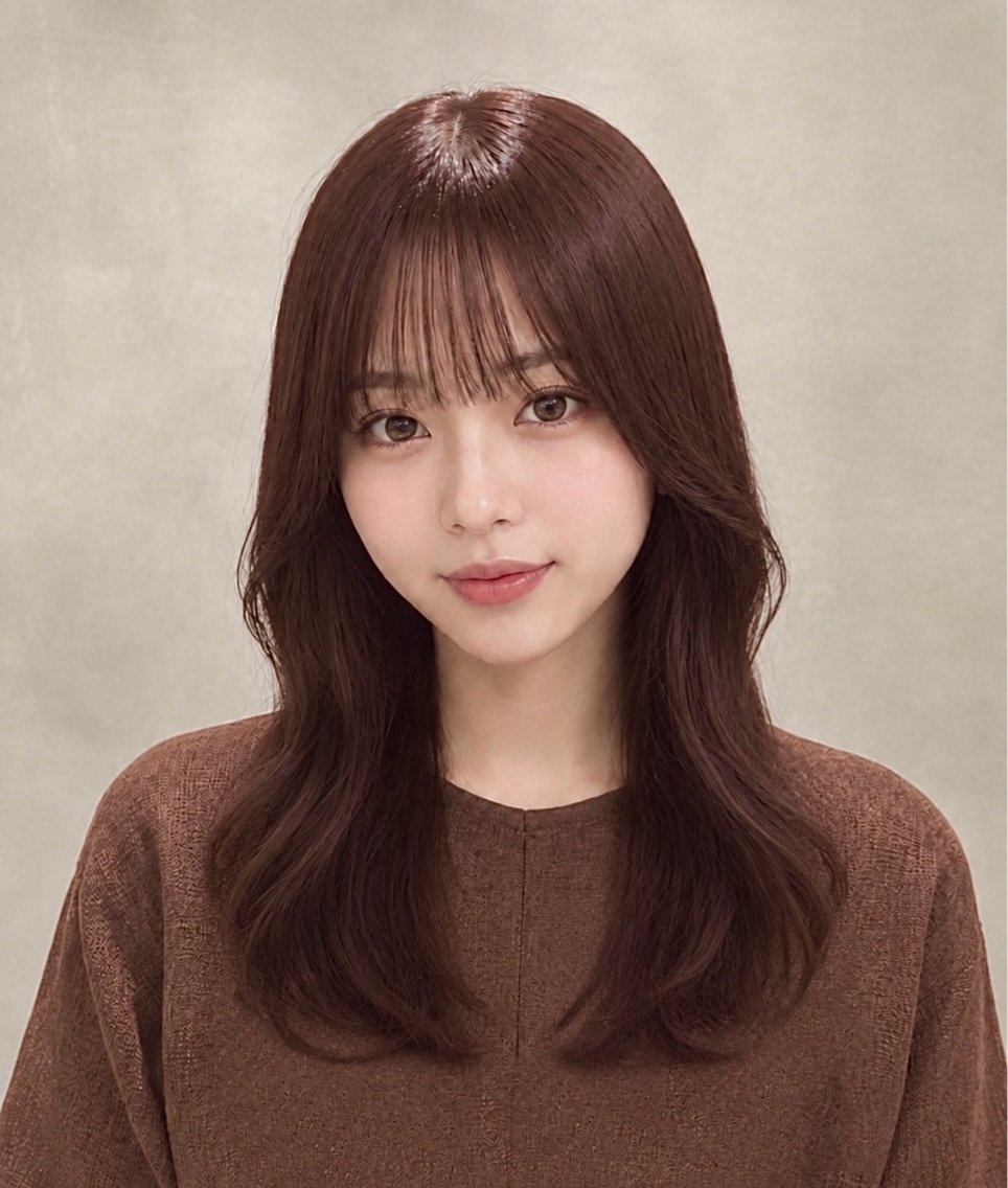 ミディアム カラー ヘアカラー 🤍艶モテカラー♡ ブラウン🤍Rimiのヘアスタイル