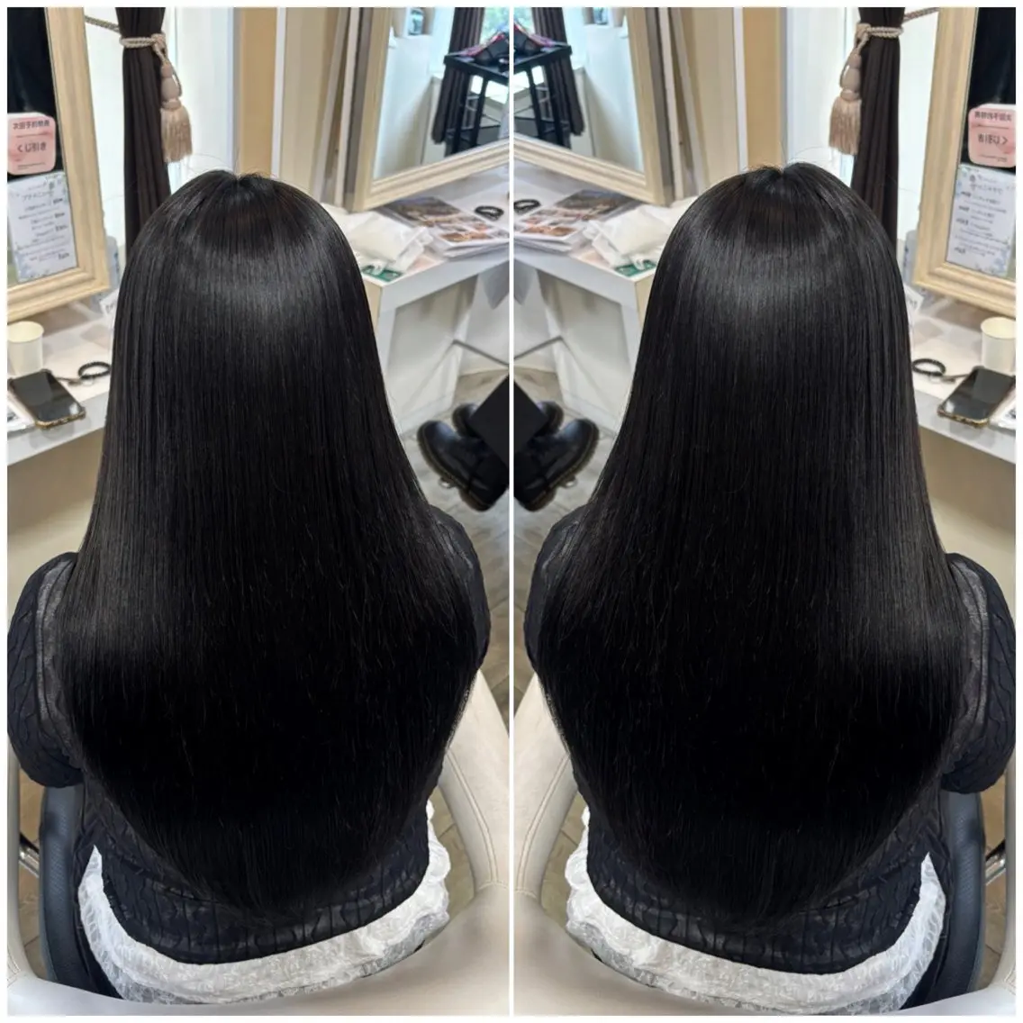 ロング カット トリートメント くびれカット🎀 clesc'宮島梨央のヘアスタイル