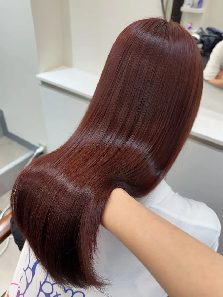 【うる艶✨】トレンドカット＋カラー＋髪質改善縮毛矯正の写真