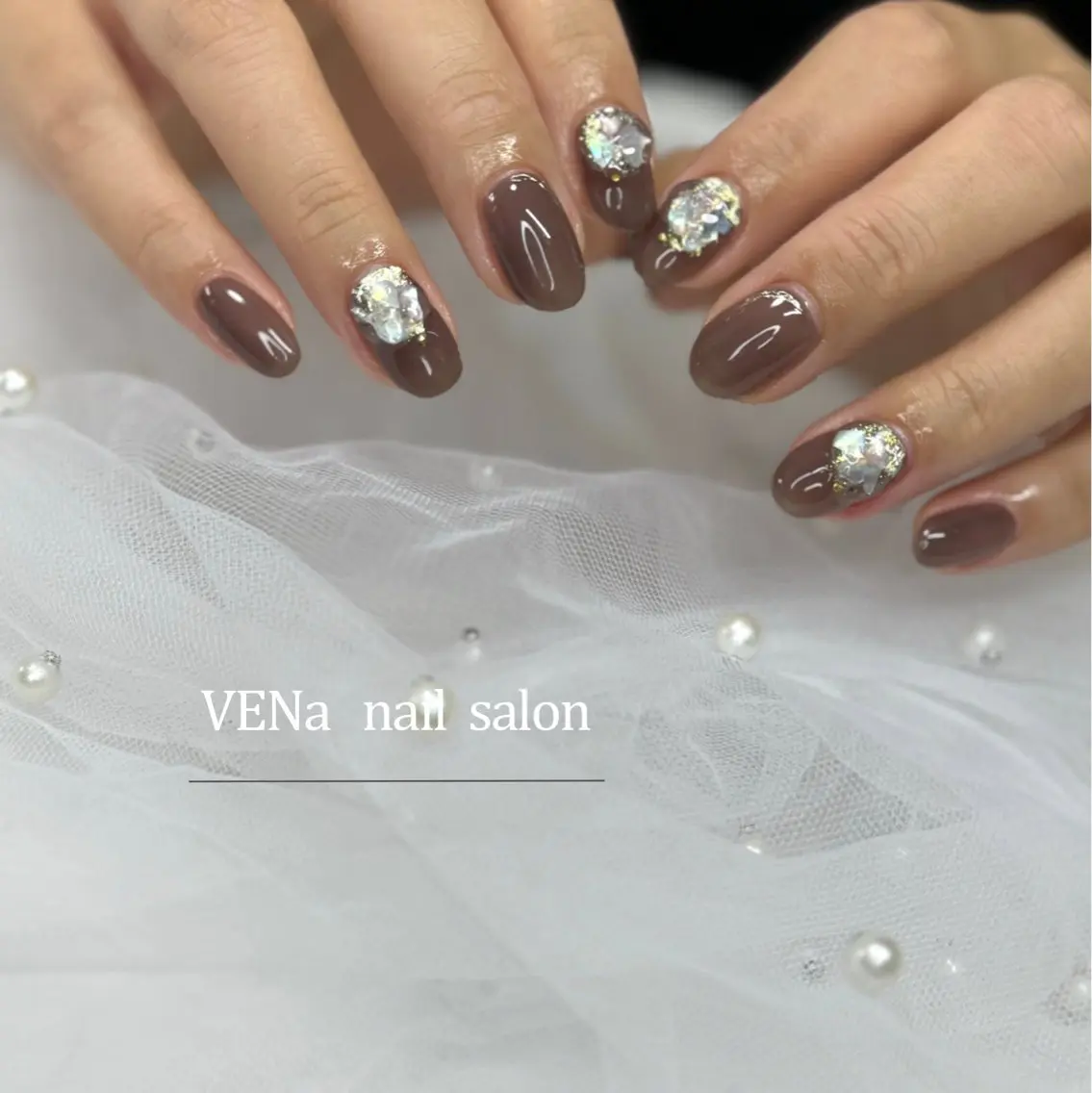 ネイル オーロラネイル フラッシュネイル フットネイル フレンチネイル 氷ネイル・うるうるネイル ハンドネイル VENa eye＆ nail salonのマツエク・マツパデザイン
